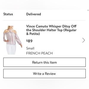 Vince Camuto Floral Halter Top